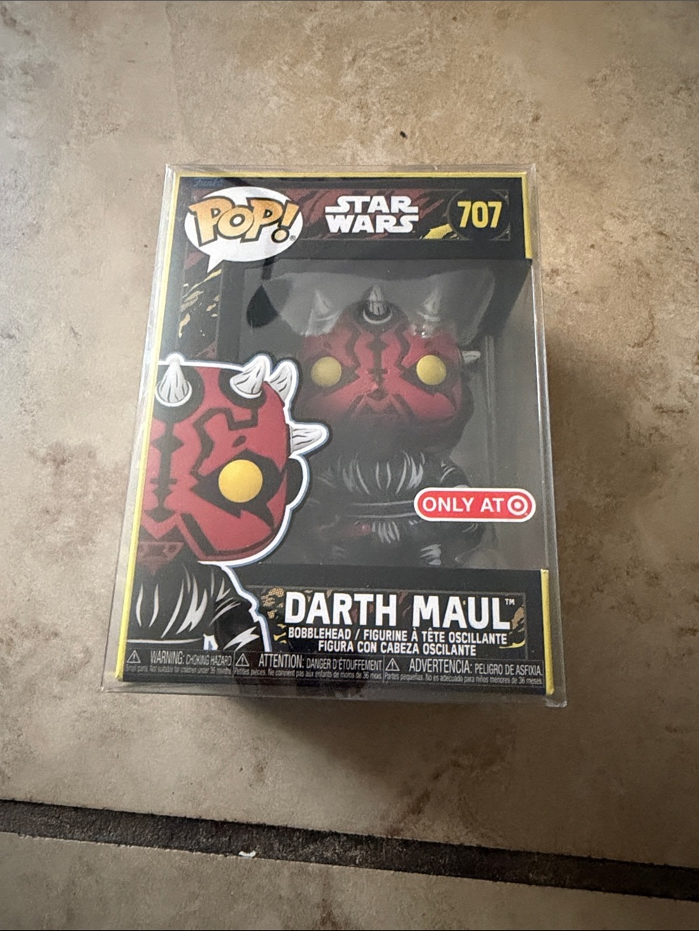 Funko Pop! Star Wars Darth Maul Red & Black Exclusive Vinyl Figure